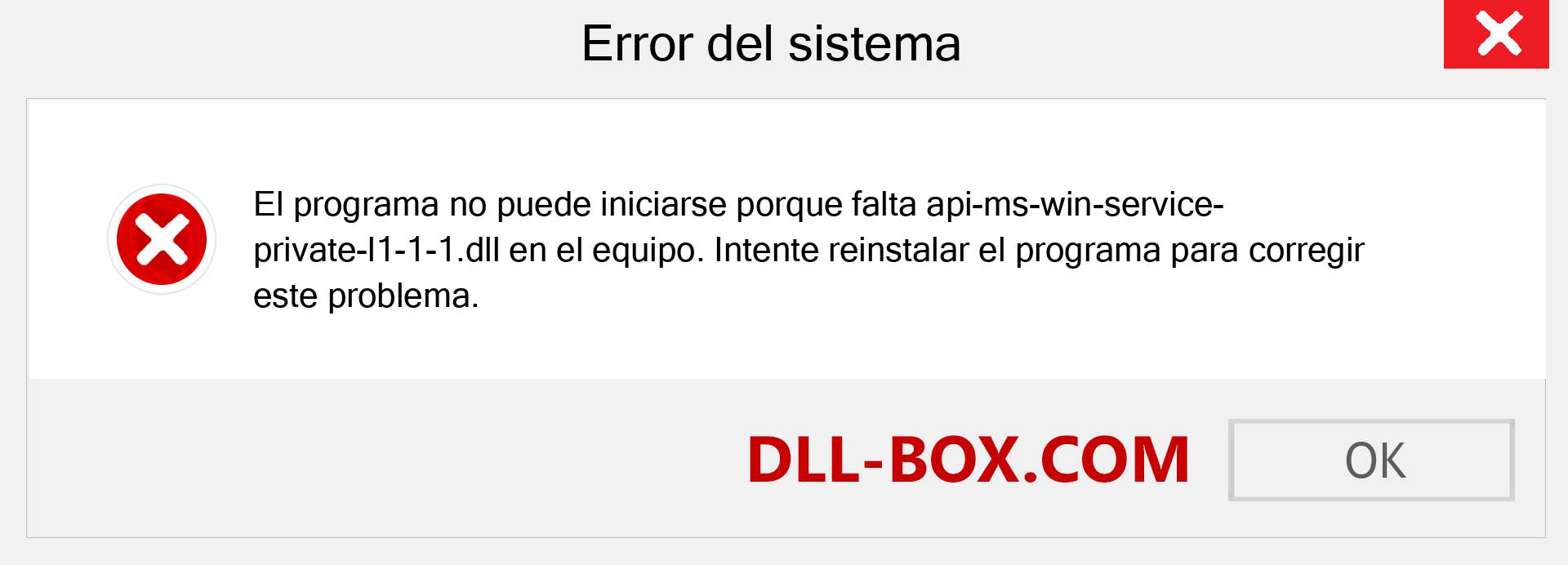 ¿Falta el archivo api-ms-win-service-private-l1-1-1.dll ?. Descargar para Windows 7, 8, 10 - Corregir api-ms-win-service-private-l1-1-1 dll Missing Error en Windows, fotos, imágenes